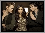 Ian Somerhalder, Nina Dobrev, The Vampire Diaries, Pamiętniki wampirów, Paul Wesley, Serial